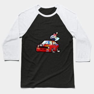 Sonic Datsun Fanart Baseball T-Shirt